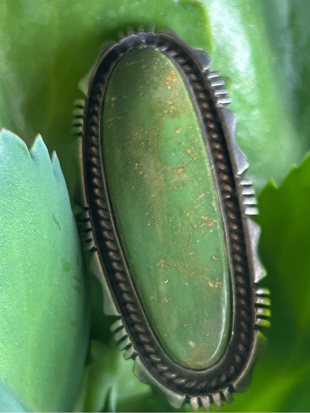 Native American style designer Gary spencer sterling silver heavy Hugh ring